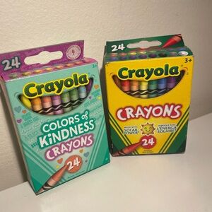 Crayola Colors of Kindness and Classic Crayons 24 Pack